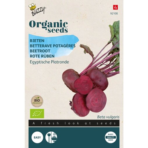 Buzzy ® Bio Bieten Egyptische Platronde Voorzijde